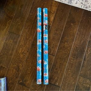2 rolls Disney cars movie wrapping paper